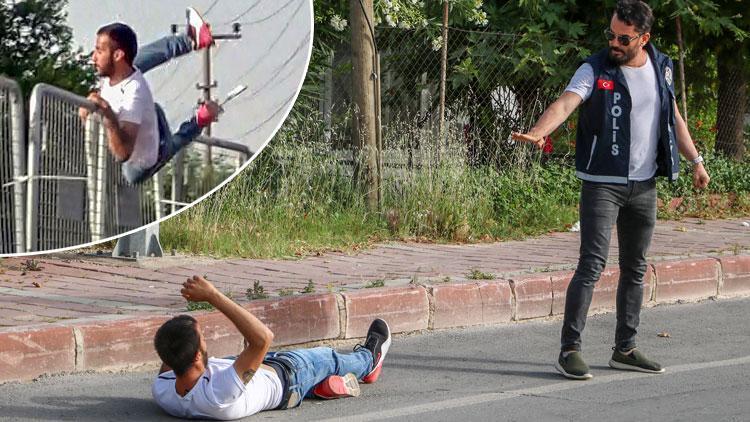 Akılalmaz anlar Karantinadan kaçarken böyle yakalandılar...