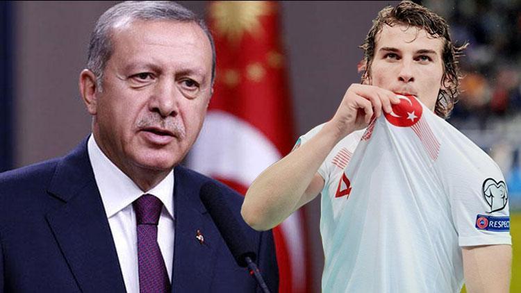 Cumhurbaşkanı Erdoğandan Çağlar Söyüncüye transfer sorusu