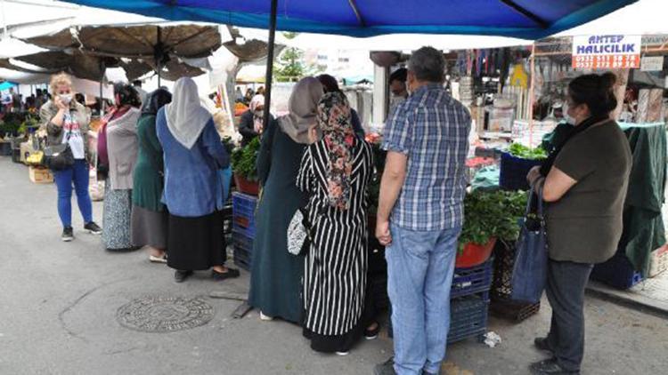 Ordu’da kısıtlama öncesi pazarlarda yoğunluk