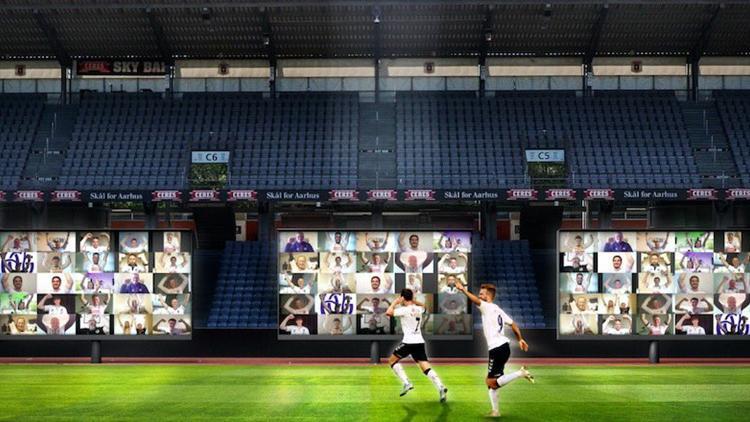 Danimarka kulübünden seyircisiz maçlara sanal tribün çözümü