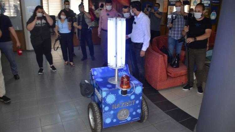 Koronavirüse karşı Aydında yerli robot geliştirildi