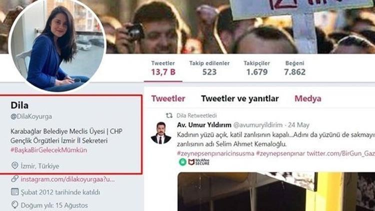 Cumhurbaşkanı Erdoğan’a hakaret eden CHP Gençlik Örgütleri İzmir İl Sekreteri Dila Koyurga hakkında suç duyurusu