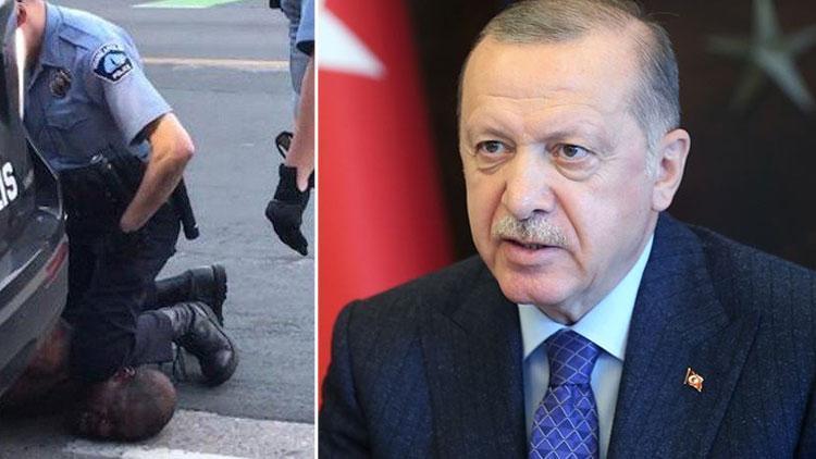 Cumhurbaşkanı Erdoğan, ABDdeki polis şiddeti olayını kınadı
