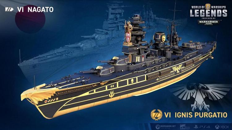 Warhammer 40.000, World of Warships evrenine dahil oluyor