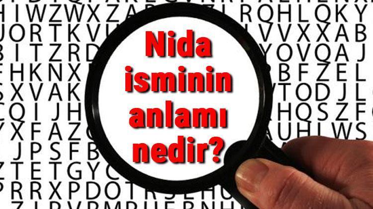 Nida isminin anlamı nedir Nida ne demek