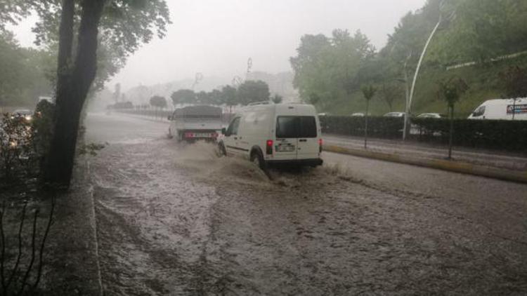 Zonguldakta şiddetli yağmur
