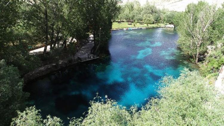 Doğal akvaryum Gökpınar Gölünde koronavirüs sessizliği