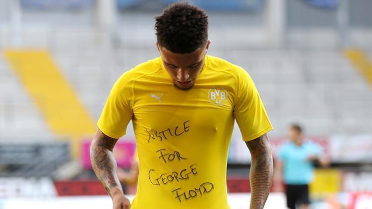 Jadon Sanchodan gol sevincinde George Floyd mesajı