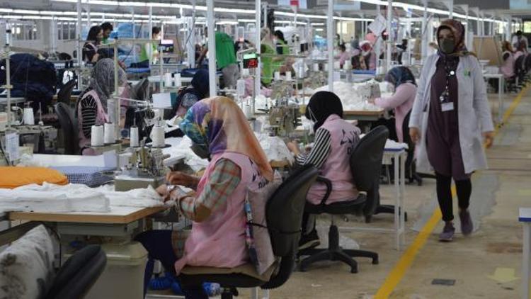Elazığdaki tekstil fabrikaları üretime başladı