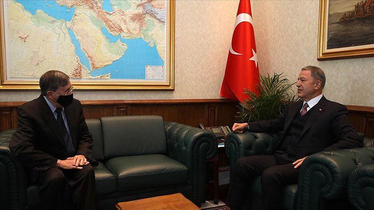 Milli Savunma Bakanı Hulusi Akar, ABDnin Ankara Büyükelçisi Satterfieldı kabul etti