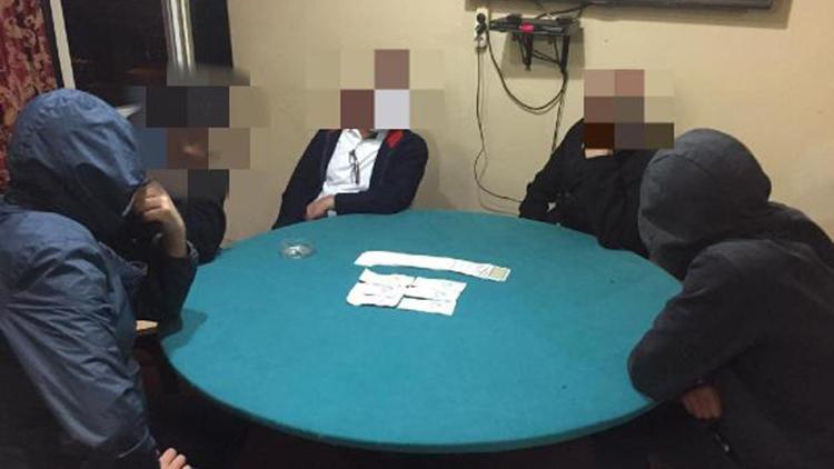 Eskişehir’de kumar oynarken yakalanan 16 kişiye 57 bin lira ceza