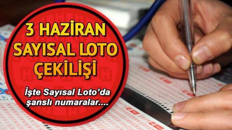 Sayısal Loto 3 Haziran 2020 çekiliş sonuçları