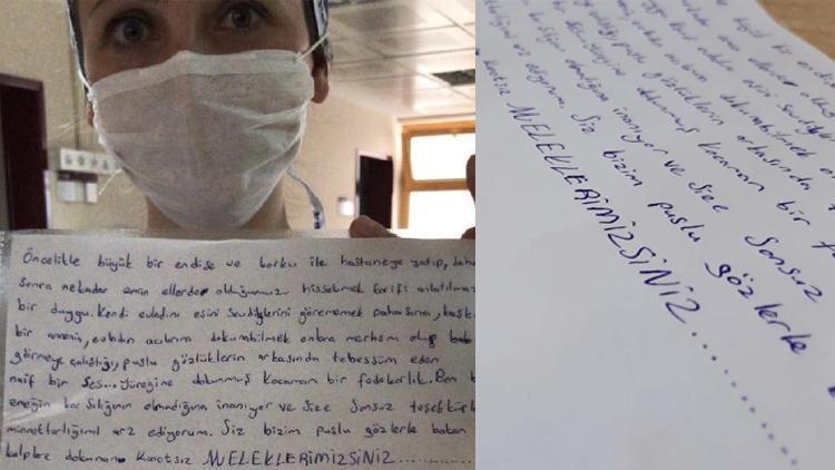Çocuğu koronavirüsü yenen anneden sağlık çalışanlarına duygusal mektup