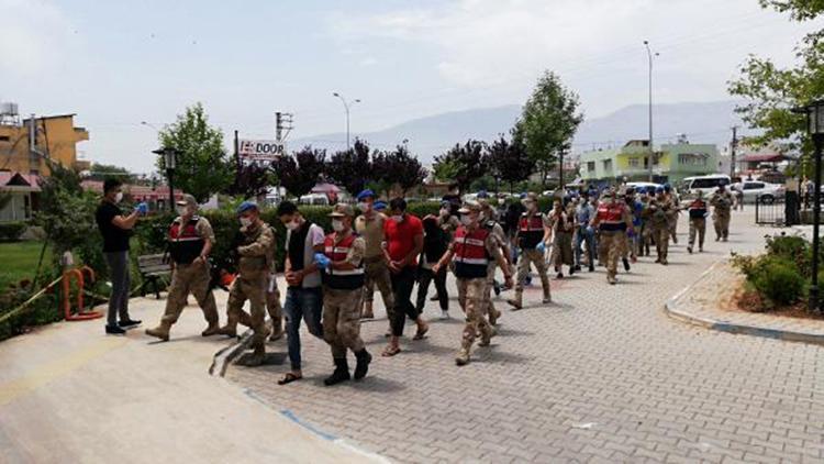 Hatay’da uyuşturucu operasyonu: Gözaltına alınan 34 şüpheliden 19u adliyede