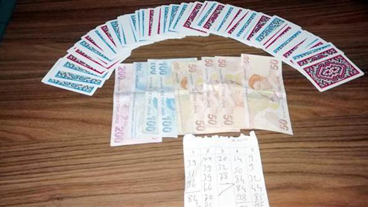 2 dernek lokalinde kumar oynayanlara 9 bin 800 lira ceza