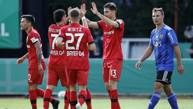 Almanya Kupasında ilk finalist Bayer Leverkusen oldu