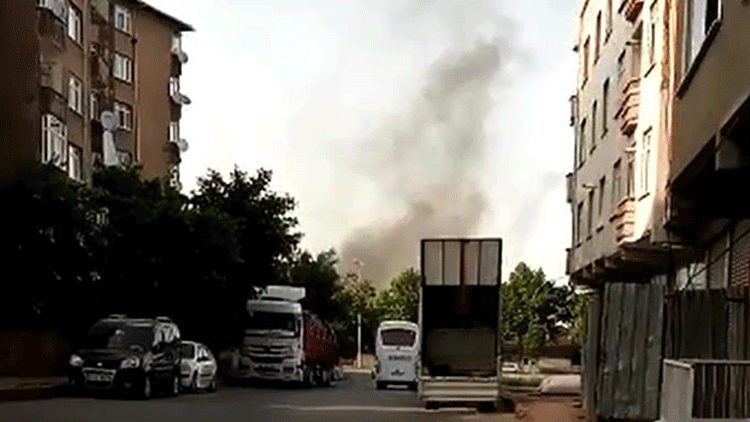 Sultangazide mahallede panik yaratan duman