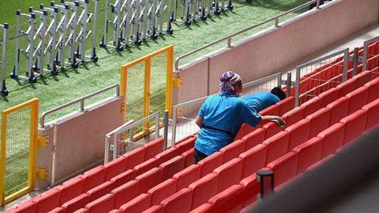 Gürsel Aksel Stadı, Trabzonspor maçına hazır Tüm talimatlar uygulanıyor...