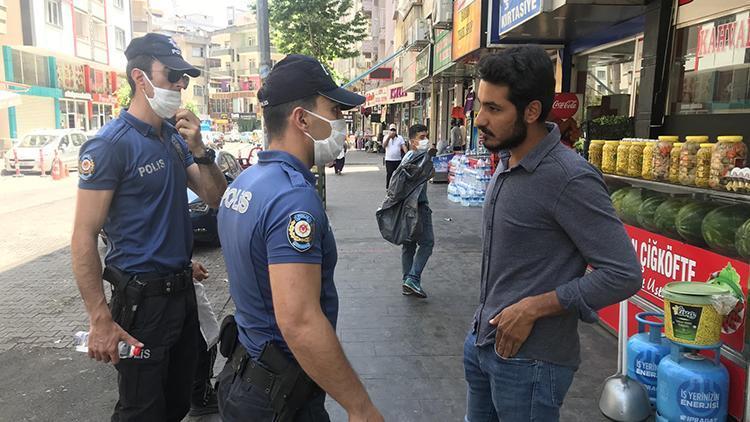 Diyarbakırda maskesiz sokağa çıkma yasağı başladı