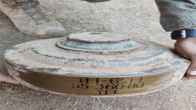 MSB: PKK/YPGnin, Barış Pınarı bölgesinde tuzakladığı antitank mayını imha edildi