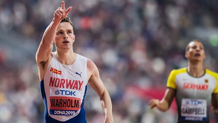 Karsten Warholm 300 metre engellide dünya rekoru kırdı