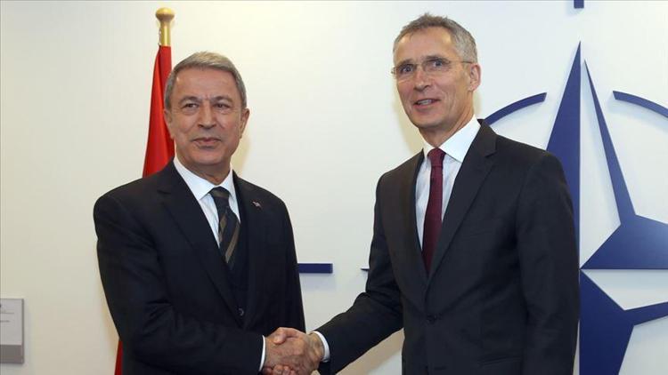 Bakan Akar, NATO Genel Sekreteri Jens Stoltenberg il görüştü