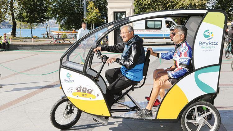 Beykoz’da bisiklet taksi dönemi