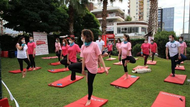 Sağlık çalışanları Dünya İyi Yaşam Gününü kutladı