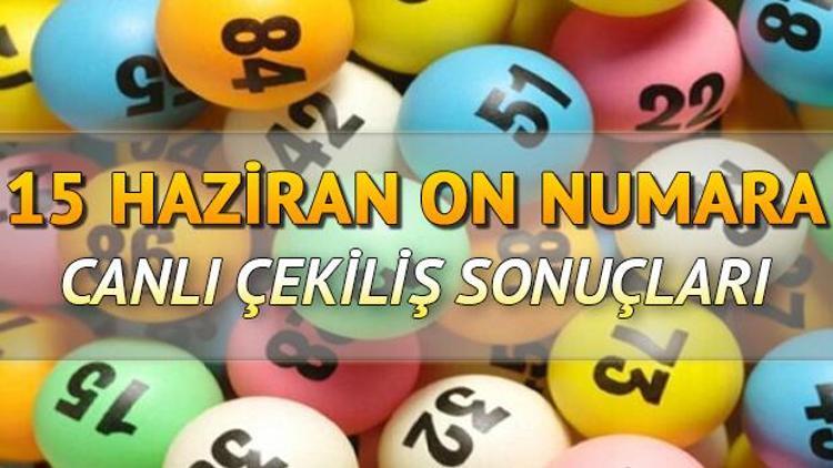 15 Haziran 2020 On Numara sonuç sorgulama ekranı - MPİ 932. hafta On Numara çekiliş sonuçları açıklandı