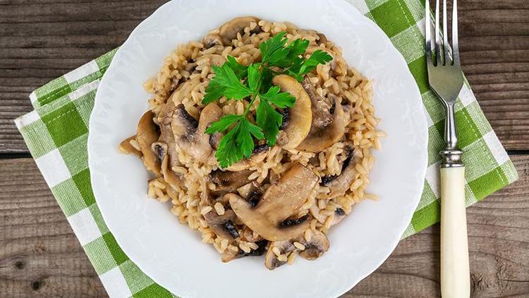 Kestane mantarlı risotto tarifi