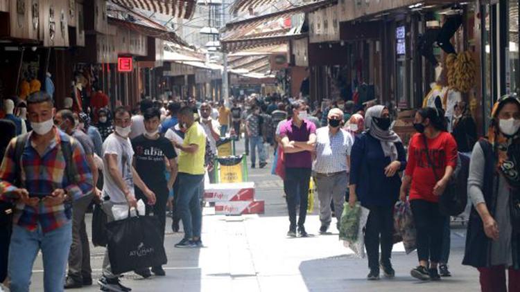 Gaziantepteki çarşılarda yoğunluk