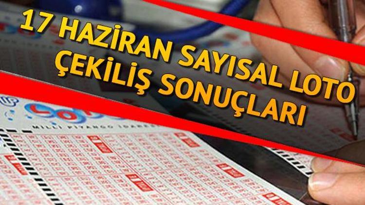 17 Haziran Sayısal Loto çekiliş sonucu sorgulama - MPİ 1332. hafta Sayısal Loto sonuçları belli oldu