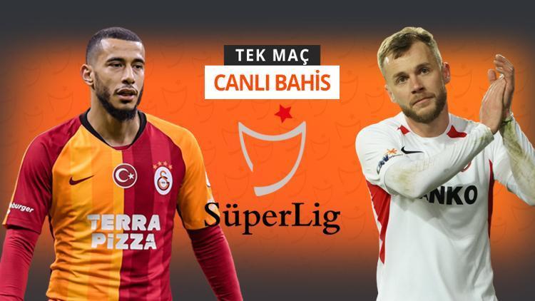 Galatasaray 5 eksikle Gaziantep FK karşısında Bu maça iddaa oynayanların %72si...