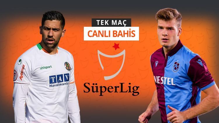 Süper Ligde kritik randevu Alanyaspor ile Trabzonsporun iddaa oranları...