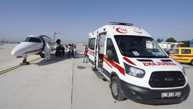 Diyabet hastası Nihal, Türkmenistandan ambulans uçakla getirildi