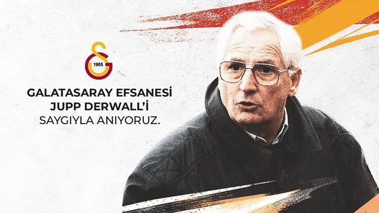 Galatasaray unutulmaz hocası Jupp Derwalli andı