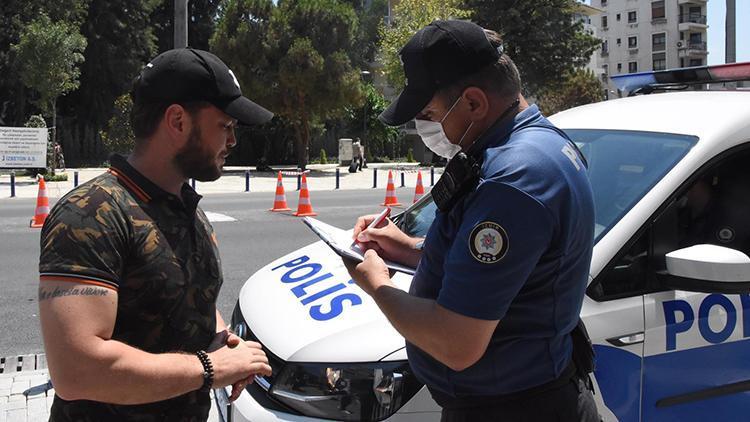 İzmirde maske denetimi