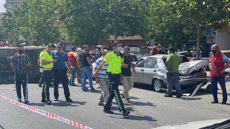 Makas atan sürücü kaza yapınca suçu babası üstlenmeye kalktı