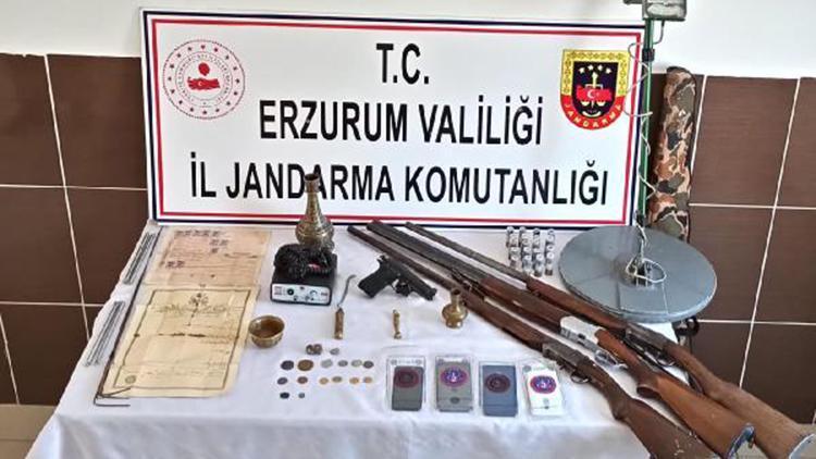 Erzurumda kaçak kazıya 1 tutuklama