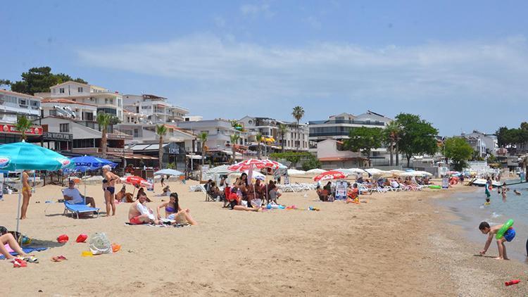 Altınkum Plajında güzel hava keyfi