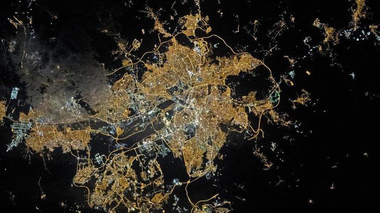 NASA’nın gözünden Ankara’da gece