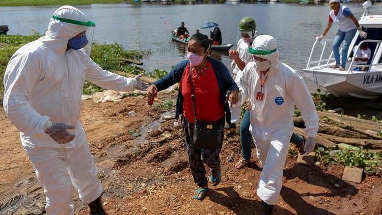Son 24 saatte Brezilyada 692, Meksikada 473, Hindistanda 423 kişi koronavirüs (Covid-19) nedeniyle öldü
