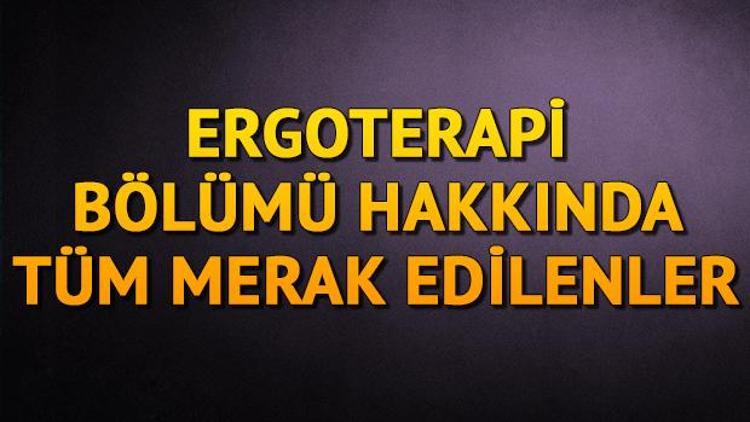 Ergoterapi nedir