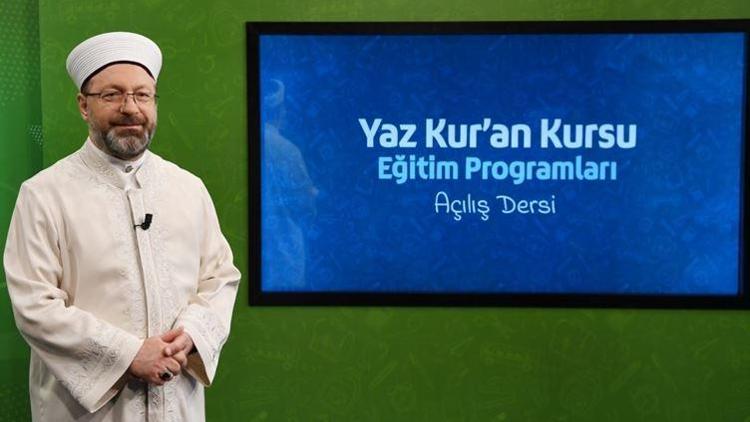 Diyanet TV yaz Kuran kursu 2020 canlı yayın frekans bilgileri ve ders programı.. TRT Diyanet TV ekranı