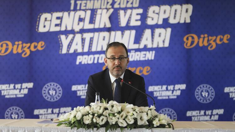 Gençlik ve Spor Bakanlığı’ndan Düzce için 32 Milyon TL’lik yatırım