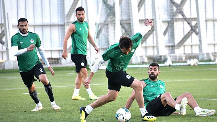 Konyaspor, Çaykur Rizespor maçı hazırlıklarını sürdürdü