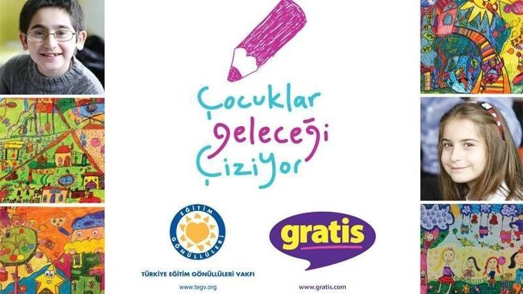 Çocuklar geleceği çiziyor