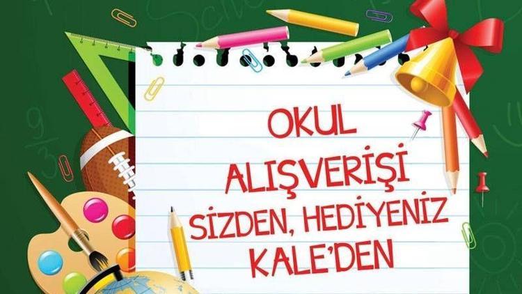 Kale Outlet Center’dan öğrencilere okul hediyesi