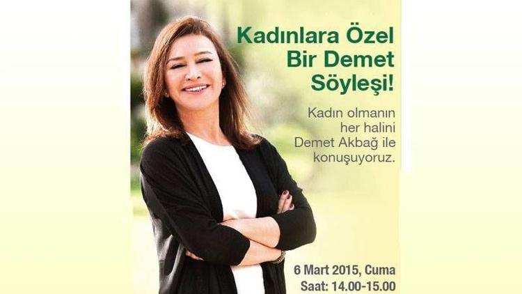 Demet Akbağ Akbatıda