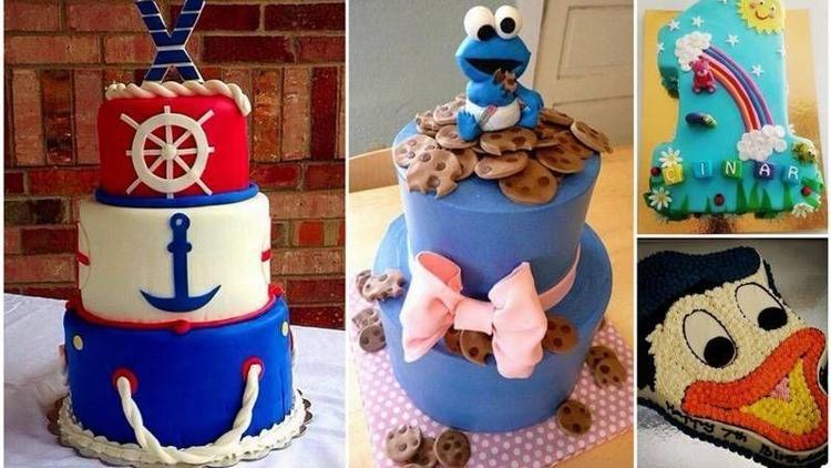 Çocuklar için en güzel doğum günü pastaları